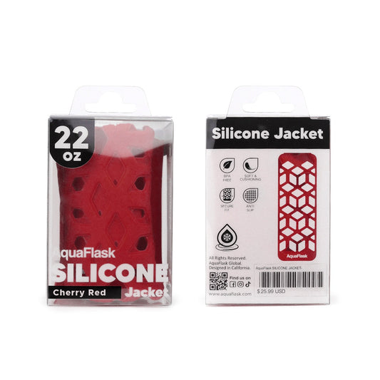 AquaFlask 22oz Silicone Sleeve – Durable, Non-Slip & Shock-Absorbing Bottle Cover