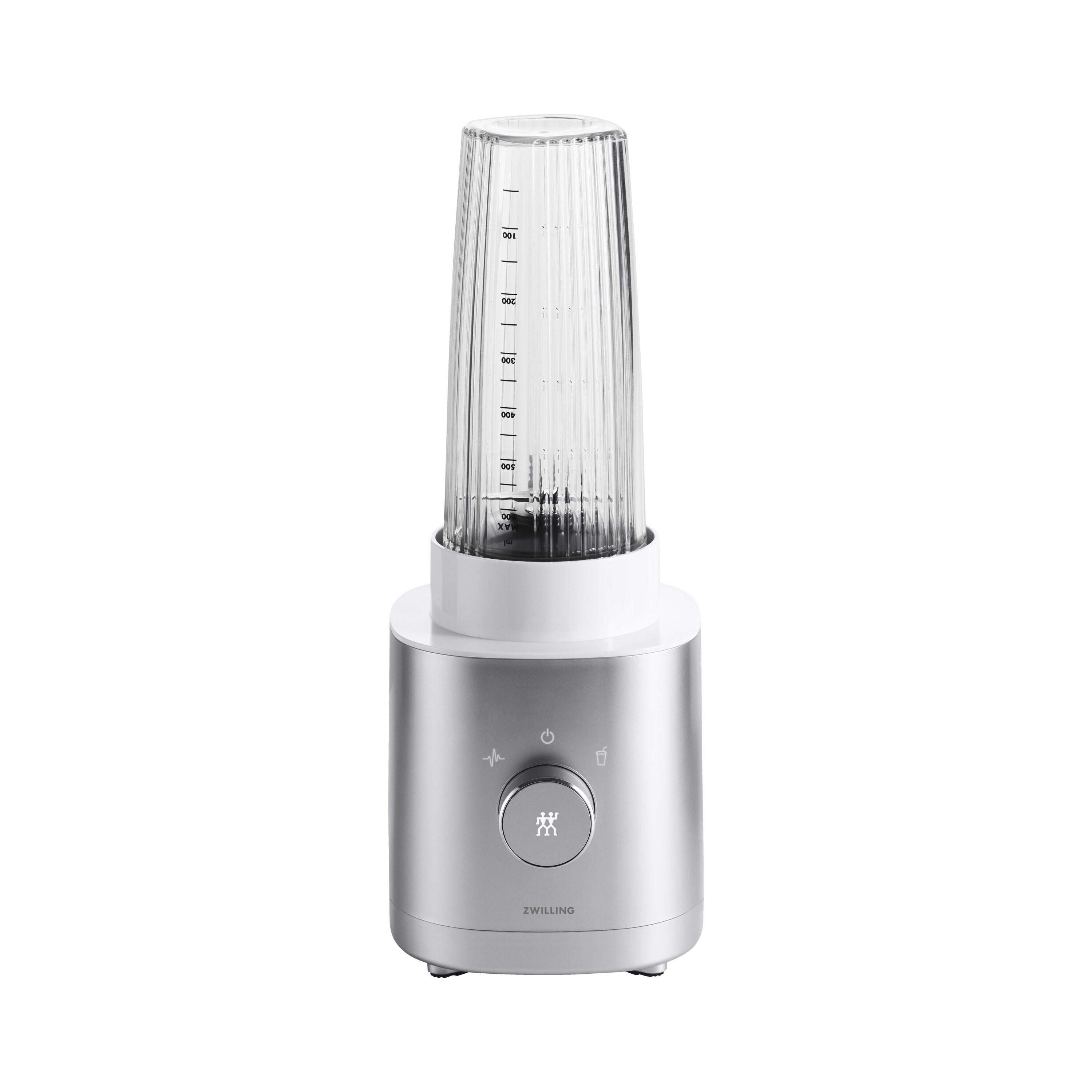 Enfinigy Personal Blender 550ml Silver Compact Smoothie Maker with To-Go Lid