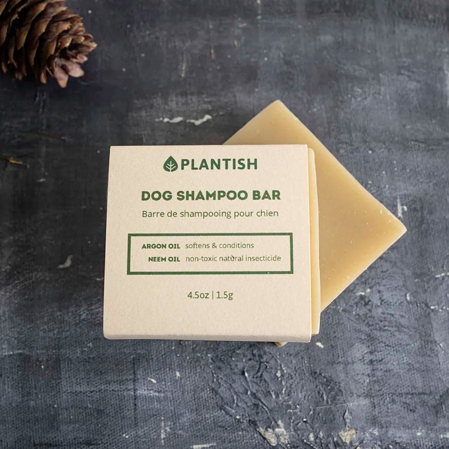 Natural Dog Shampoo Bar Organic Neem Oil Argan Oil Formula for Healthy Coat and Skin