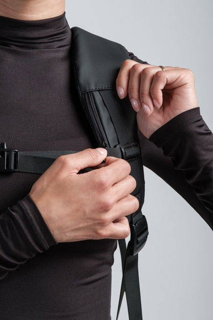 "Voyager" Expandable Backpack 26L / 38L with Built-in Rain Coat