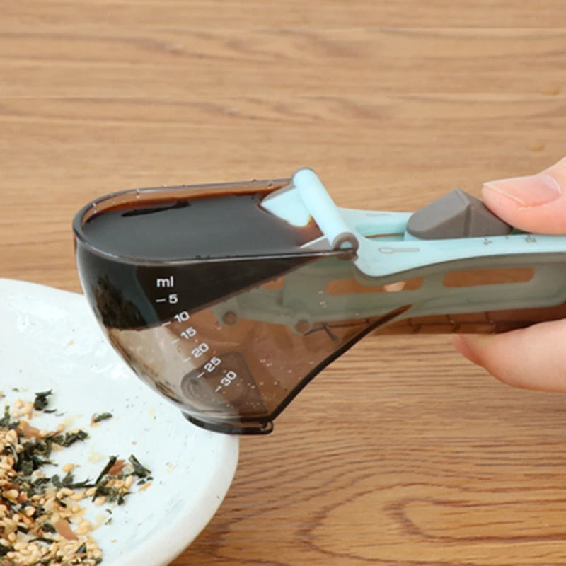 Digital Measuring Spoon - Adjustable Kitchen Measuring Tool for Baking and Cooking