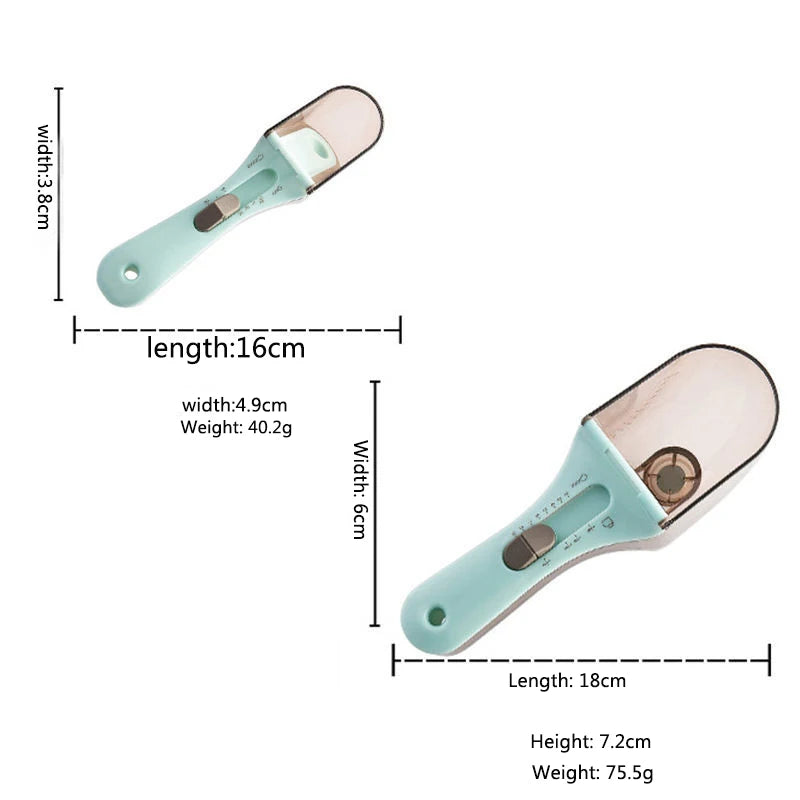 Digital Measuring Spoon - Adjustable Kitchen Measuring Tool for Baking and Cooking