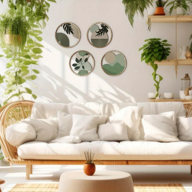 Geometric Hanging Decor Set of 4