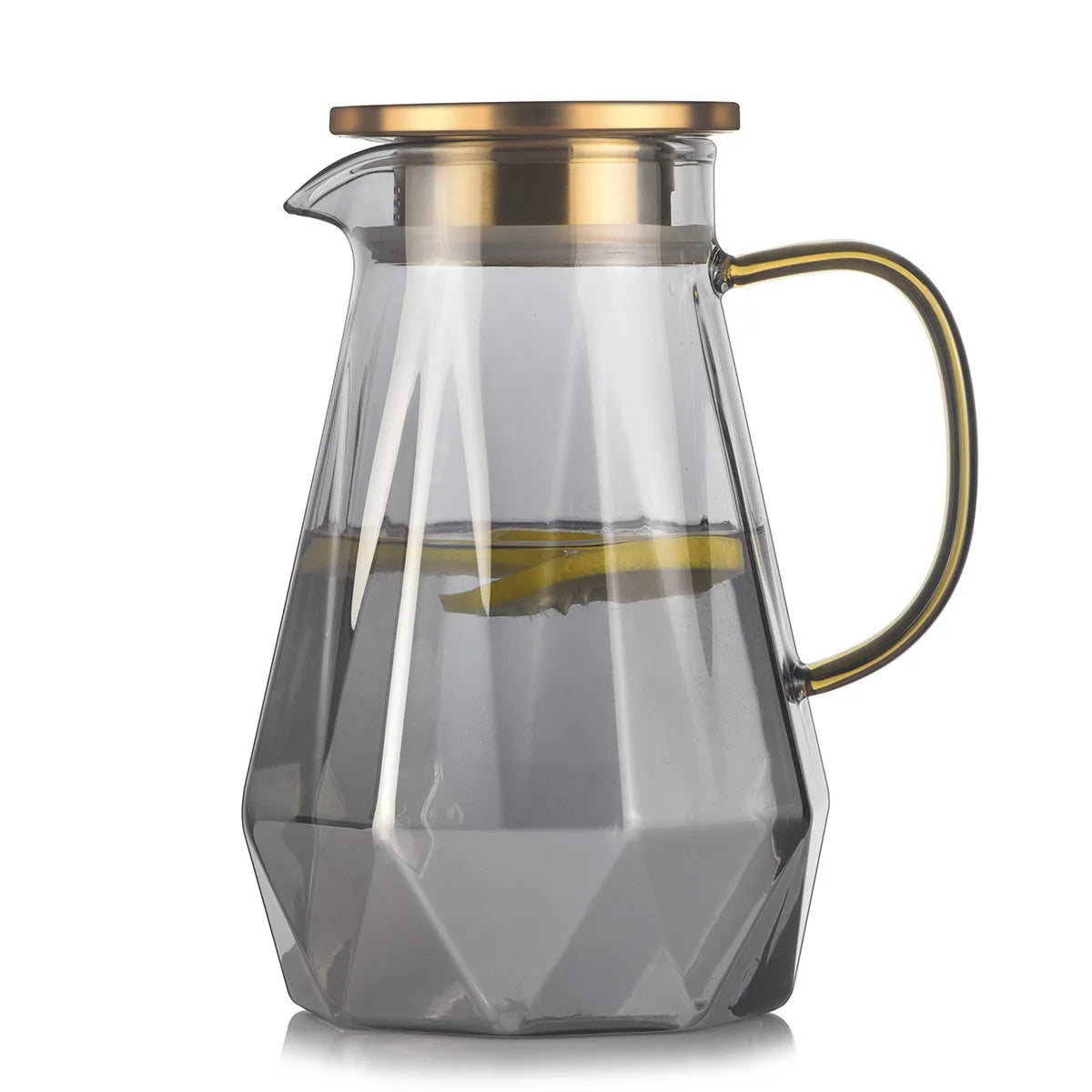 Diamond Texture Glass Teapot Set - Hot and Cold