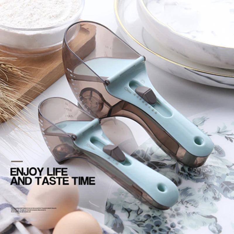 Digital Measuring Spoon - Adjustable Kitchen Measuring Tool for Baking and Cooking