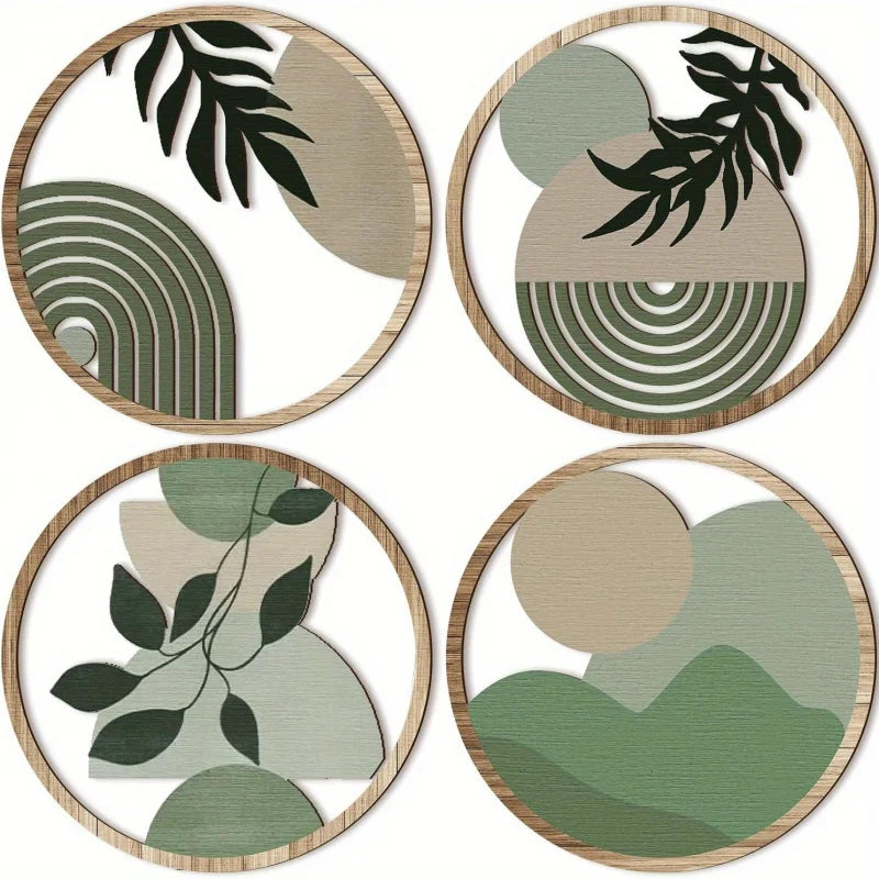 Geometric Hanging Decor Set of 4