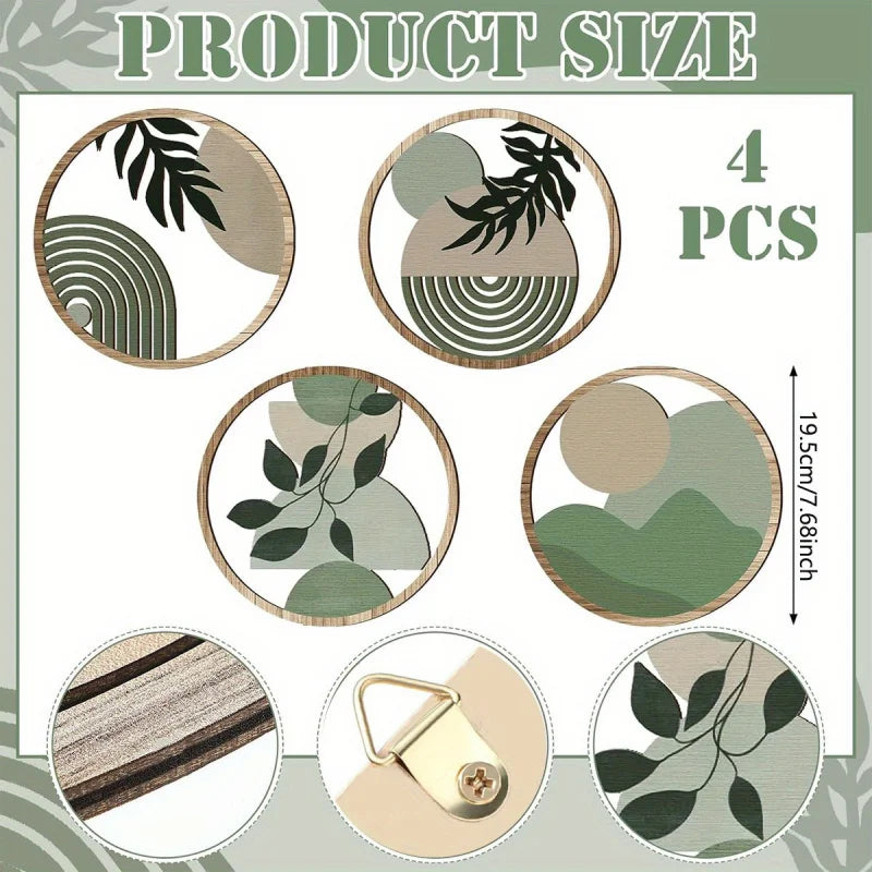Geometric Hanging Decor Set of 4