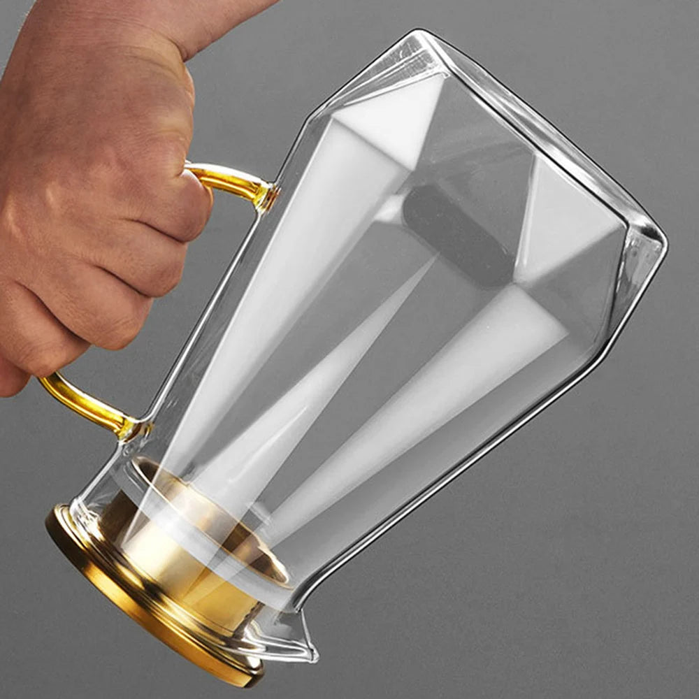 Diamond Texture Glass Teapot Set - Hot and Cold