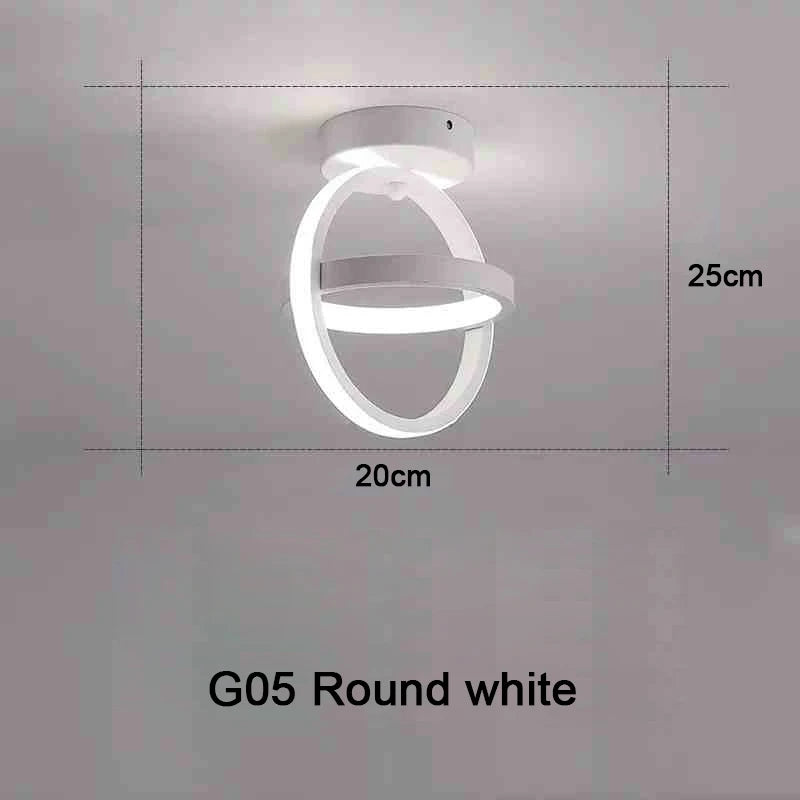 Ceiling light fixture with dimensions on a gray background