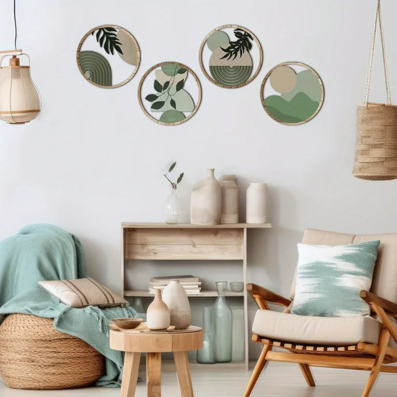 Geometric Hanging Decor Set of 4