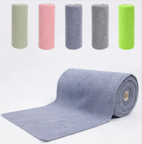 Hand-Tear Microfiber Towel Roll