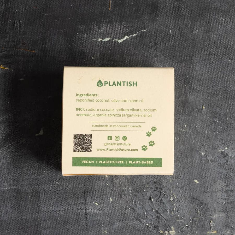 Natural Dog Shampoo Bar Organic Neem Oil Argan Oil Formula for Healthy Coat and Skin