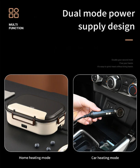 Home & Travel Electric Heated Lunch Box