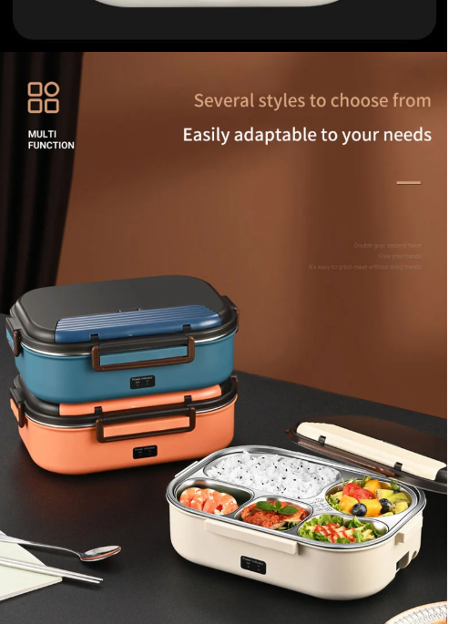 Home & Travel Electric Heated Lunch Box