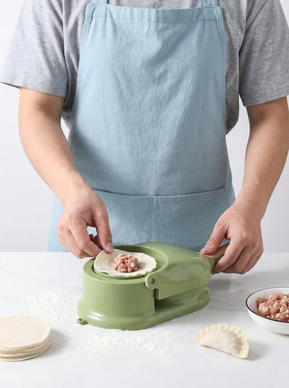 2‑in‑1 Dumpling Maker DIY Kit – Dough Pressing Wrapper Presser & Dough Skin Molder Machine, Easy Home Cooking Tool, Kitchen Gadgets for Dumplings, Potstickers & Pastriesme Cooking Tool, Kitchen Gadgets for Dumplings, Pot stickers & Pastries