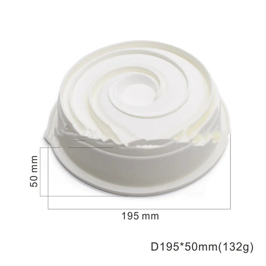 Round Ripple Silicone Mould for Chiffon Cakes