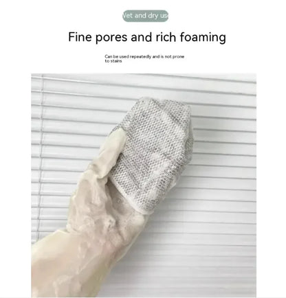 Multipurpose Wire Dishwashing Rag – Non‑Scratch Stainless Steel Cleaning Cloth, Reusable Metal Scrubber for Wet & Dry Kitchen Cleaning, Powerful Dishcloth for Cookware, Pots, Pans & Stovetops