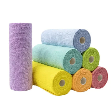 Hand-Tear Microfiber Towel Roll