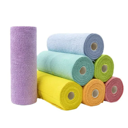 Hand-Tear Microfiber Towel Roll
